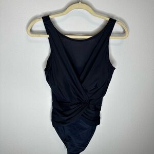 Miraclesuit swimsuit midnight blue size 14